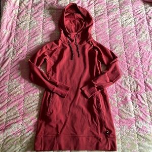 Brand New Never Worn American Giant Red Hoodie dress in Small